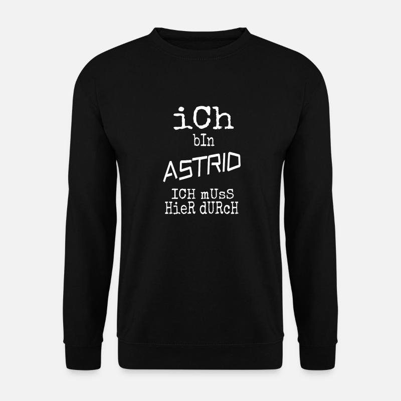 Astrid Astrid - Unisex Pullover - Schwarz