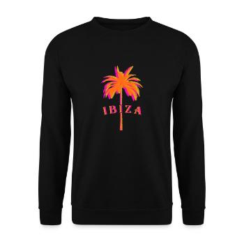 Palme Ibiza 2024 - Unisex Sweatshirt - black - Front - Alina (178cm) & Michal (187cm)