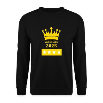 Completion: 2025 - Unisex Sweatshirt - black - Front - Alina (178cm) & Michal (187cm)