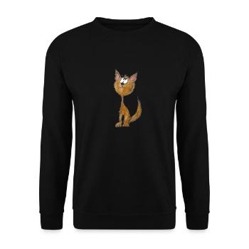 Alles ist gut! - Unisex Pullover - Schwarz - Vorne - Alina (178cm) & Michal (187cm)