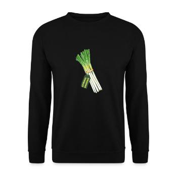 SPRING OINIONS - Unisex Sweatshirt - black - Front - Alina (178cm) & Michal (187cm)