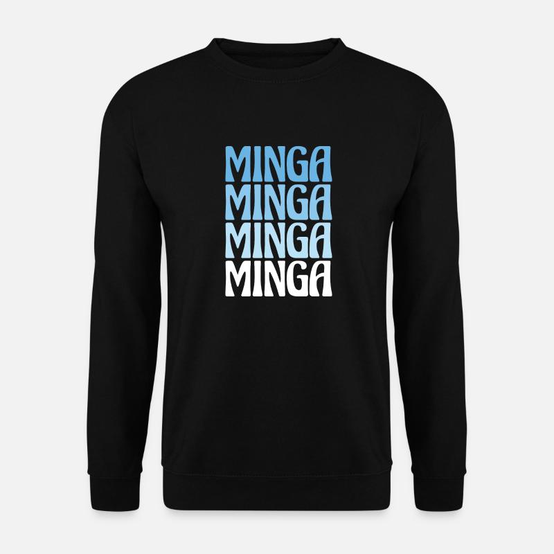 Minga Munich Dialect Gift - Unisex Sweatshirt - black