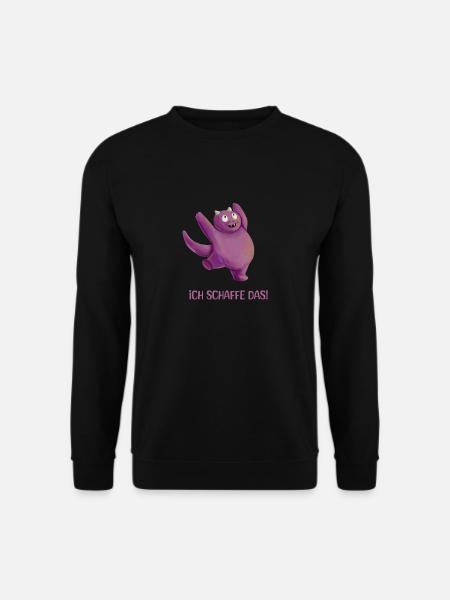 I can do it! | Motivation Saying Positive - Unisex Sweatshirt - black