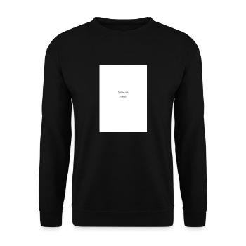 La vie de navigation - Sweat-shirt Unisexe - noir - Devant - Alina (178cm) & Michal (187cm)