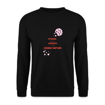 Crumb Confett - Unisex Sweatshirt - black - Front - Alina (178cm) & Michal (187cm)