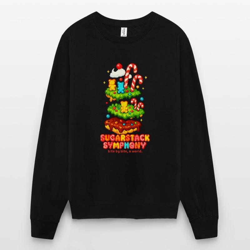 Sugar Stack Symphony – Une bouchée monde par monde Sweat-shirt Unisexe