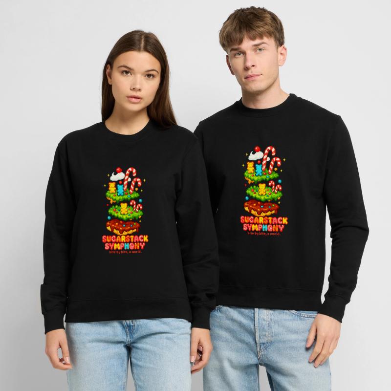 Sugar Stack Symphony – Une bouchée monde par monde Sweat-shirt Unisexe