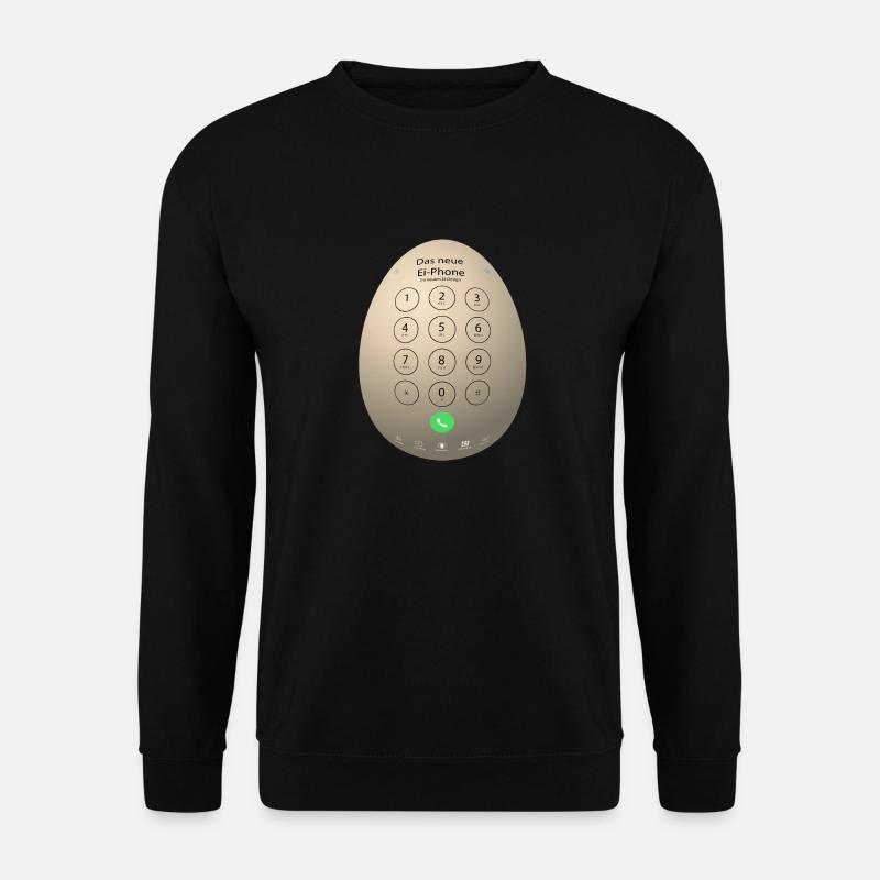 Geschenk Shirt Das neue Ei-Phone. - Unisex Pullover - Schwarz
