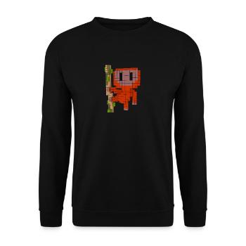 Orang Utan - Unisex Pullover - Schwarz - Vorne - Alina (178cm) & Michal (187cm)