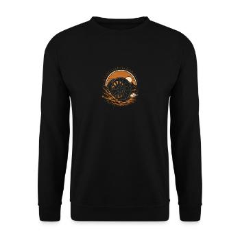 Sunset Felge Tuning - Unisex Pullover - Schwarz - Vorne - Alina (178cm) & Michal (187cm)