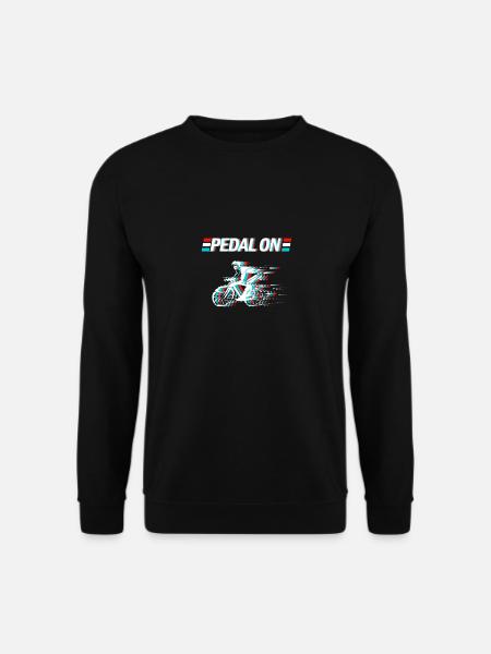 Sei ein Biker - Pedal On - Unisex Pullover - Schwarz