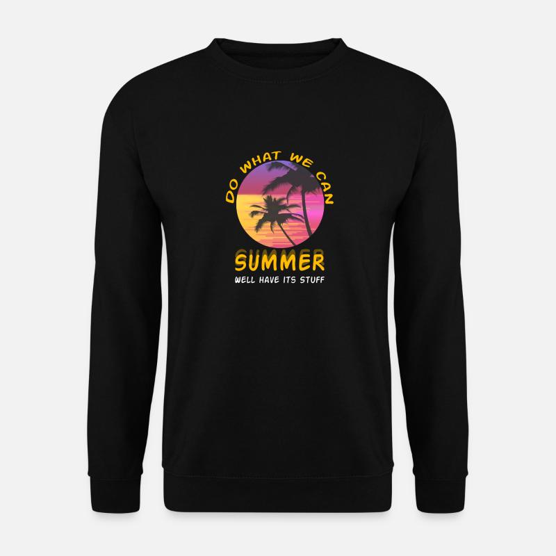 Summer shirt - Unisex Pullover - Schwarz
