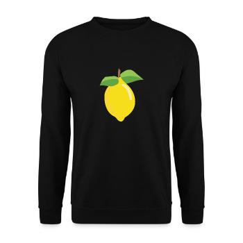 citron - Sweat-shirt Unisexe - noir - Devant - Alina (178cm) & Michal (187cm)