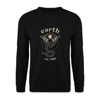 danger noodle - Unisex Sweatshirt - black - Front - Alina (178cm) & Michal (187cm)