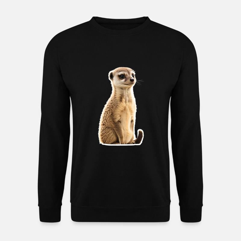 Erdmänchen - Unisex Pullover - Schwarz