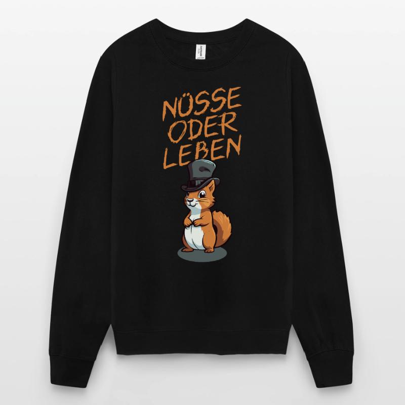 Nüsse Oder Leben - hell Unisex Pullover