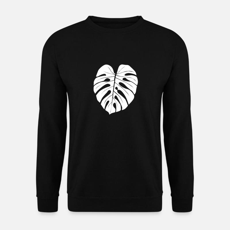 Monstera - Unisex Pullover - Schwarz