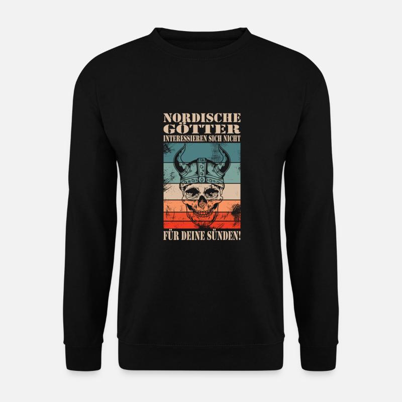 Wikinger - Unisex Pullover - Schwarz