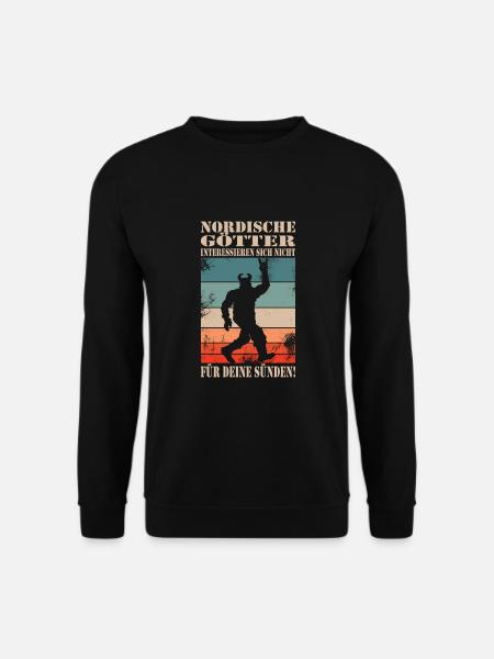 Wikinger - Unisex Pullover - Schwarz