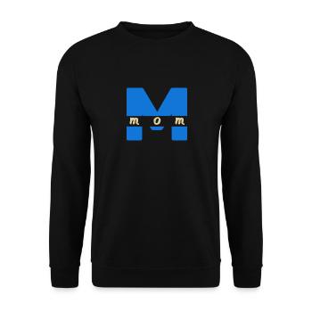 Mom - Unisex Pullover - Schwarz - Vorne - Alina (178cm) & Michal (187cm)