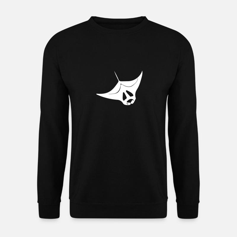 Manta Rochen - Unisex Pullover - Schwarz
