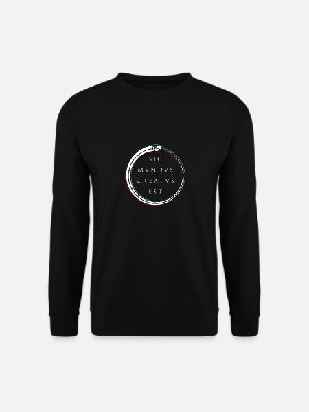 Sic mundus creatus est - Unisex Sweatshirt - black