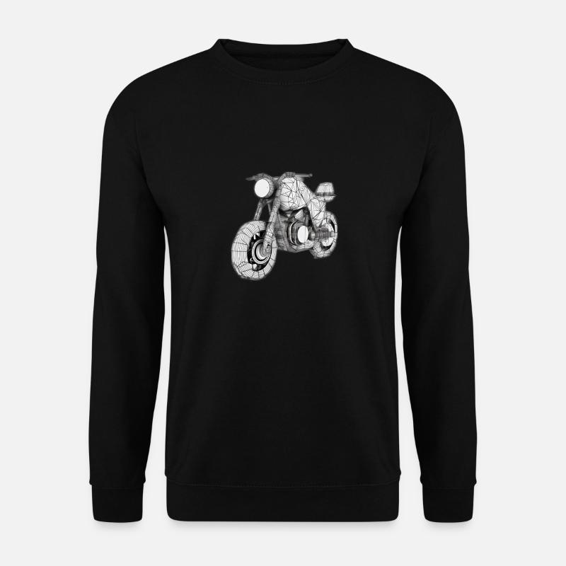 Modernes Motorrad - Unisex Pullover - Schwarz