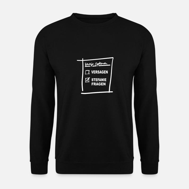 Stefanie - Unisex Pullover - Schwarz