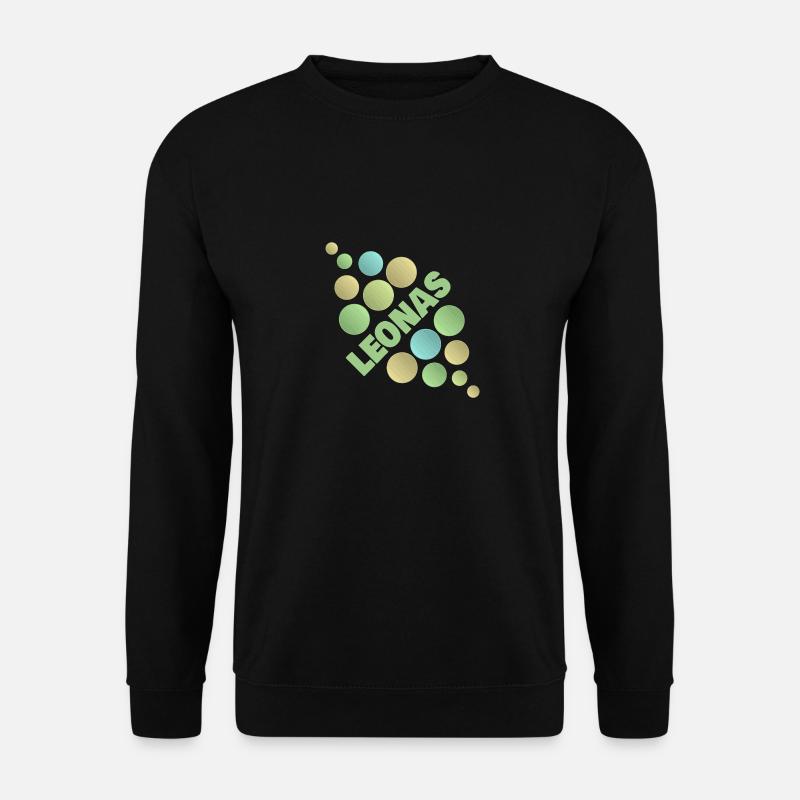 First name Leonas - Unisex Sweatshirt - black
