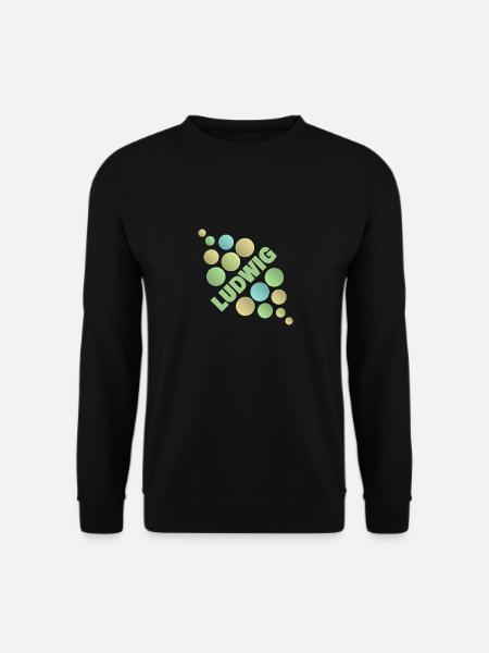 First name Ludwig - Unisex Sweatshirt - black