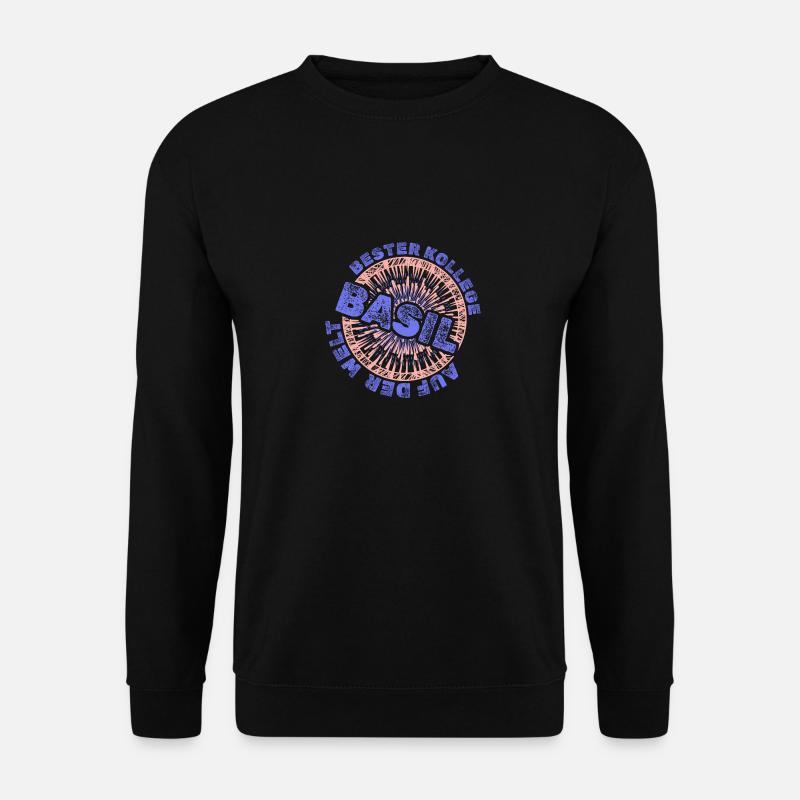 Mitarbeiter Basil - Unisex Pullover - Schwarz