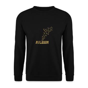 Angeln Aileen - Unisex Pullover - Schwarz - Vorne - Alina (178cm) & Michal (187cm)