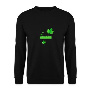 Nature Aramis - Unisex Sweatshirt - black - Front - Alina (178cm) & Michal (187cm)