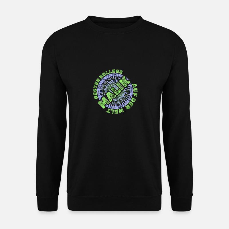 Malik als Mitarbeiter - Unisex Pullover - Schwarz