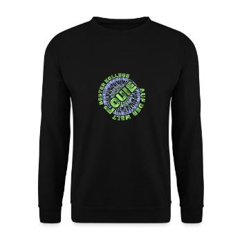 Louie en tant que collaborateur - Sweat-shirt Unisexe - noir - Devant - Alina (178cm) & Michal (187cm)
