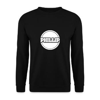 Cadeau pour Phillip - Sweat-shirt Unisexe - noir - Devant - Alina (178cm) & Michal (187cm)