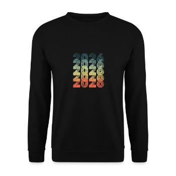 2026 - Unisex Sweatshirt - black - Front - Alina (178cm) & Michal (187cm)
