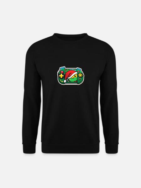 Gaming-Weihnachtsmann - Unisex Pullover - Schwarz