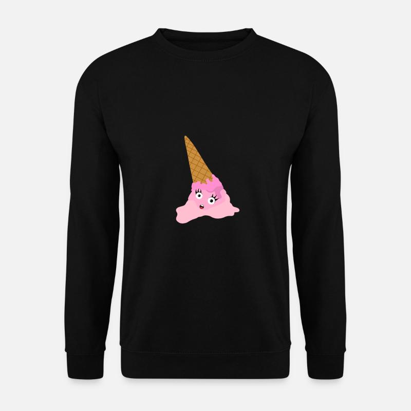 Geschmolzenes Eis - Unisex Pullover - Schwarz