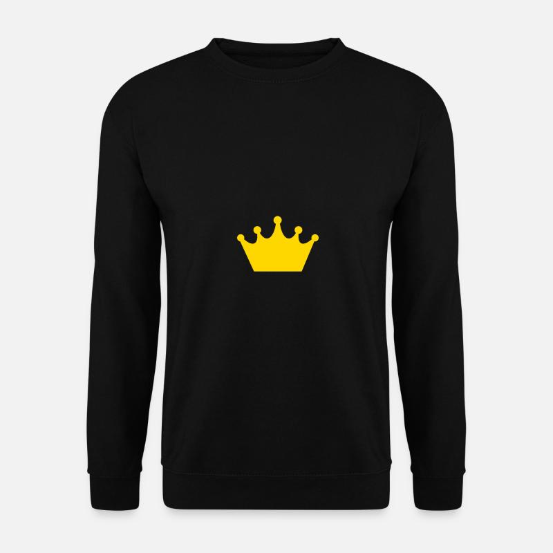 Crown icon - Unisex Sweatshirt - black