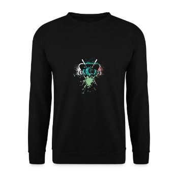 Billard de piscine fraîche - Sweat-shirt Unisexe - noir - Devant - Alina (178cm) & Michal (187cm)