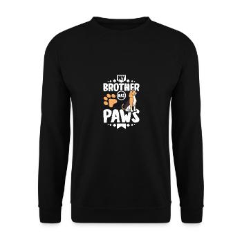 Mon frère beagle a des pattes - Sweat-shirt Unisexe - noir - Devant - Alina (178cm) & Michal (187cm)