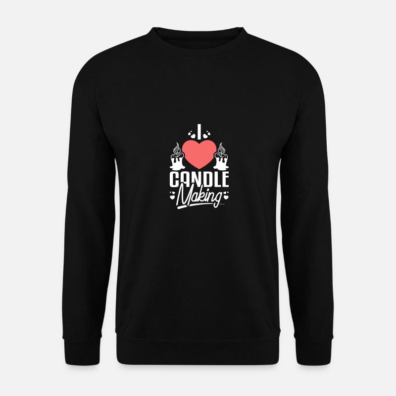 I love candle making - Unisex Sweatshirt - black