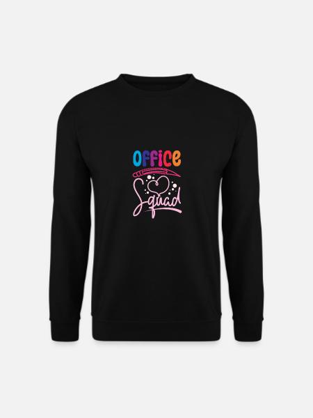 School Secretary Office squad - Unisex Sweatshirt - black
