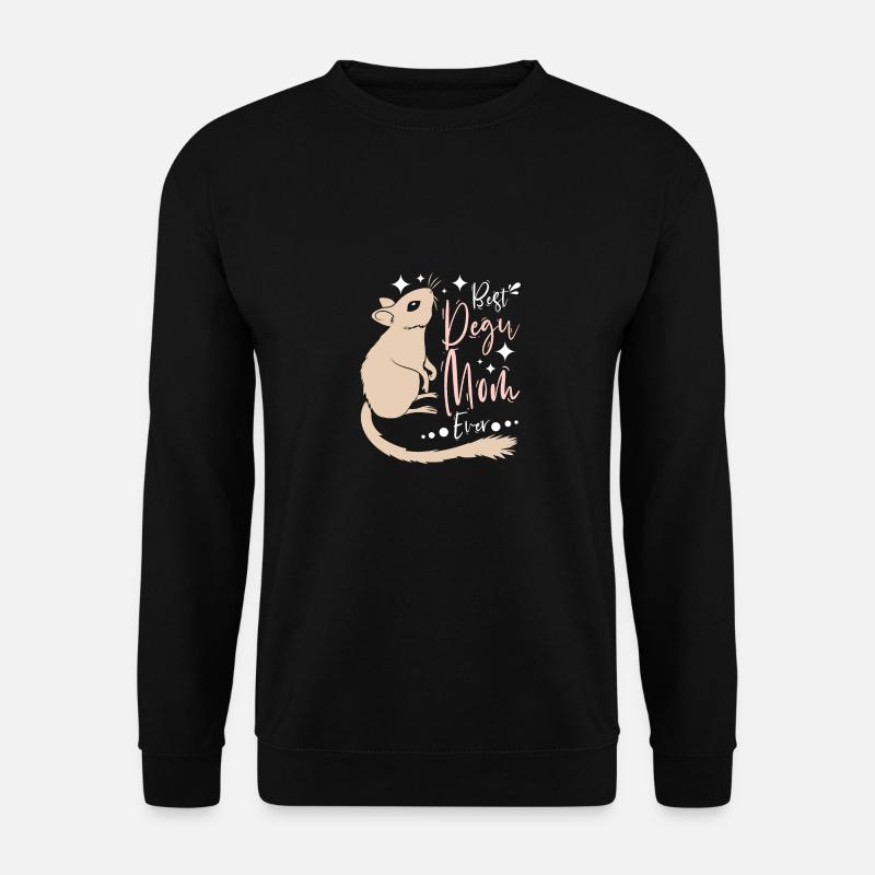 Best degu mom ever - Unisex Sweatshirt - black