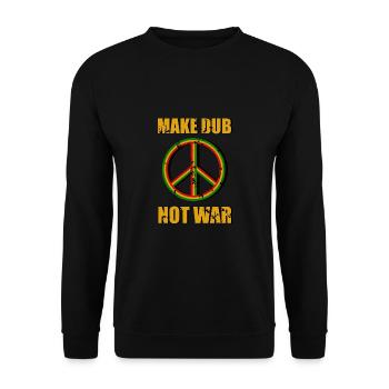 Make Dub Reggae - Unisex Pullover - Schwarz - Vorne - Alina (178cm) & Michal (187cm)