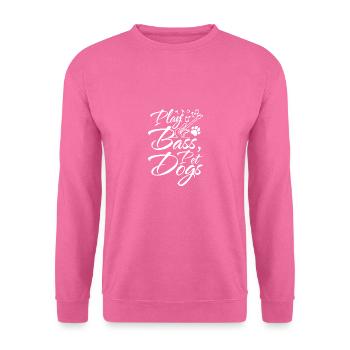 Play bass pet dogs - Unisex Pullover - Pink - Vorne