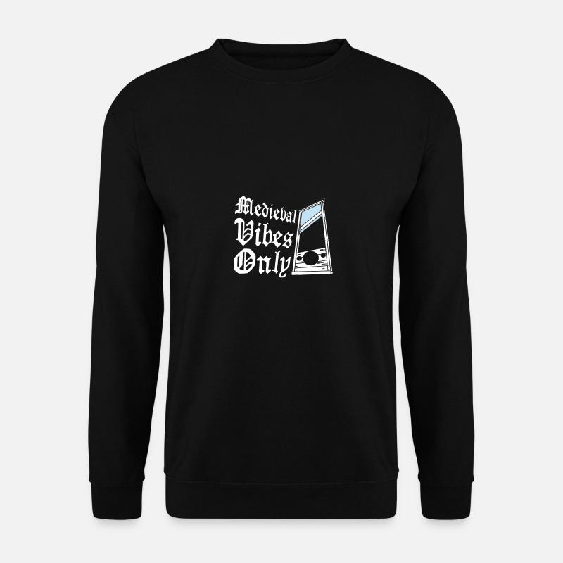 Guillotine Medieval vibes only - Unisex Sweatshirt - black