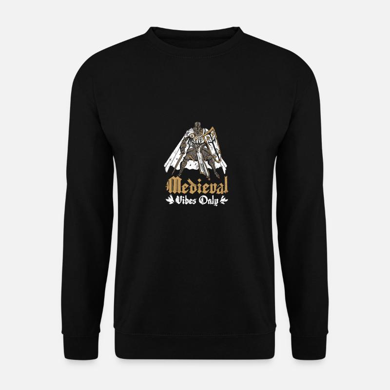 Knight Medieval vibes only - Unisex Sweatshirt - black