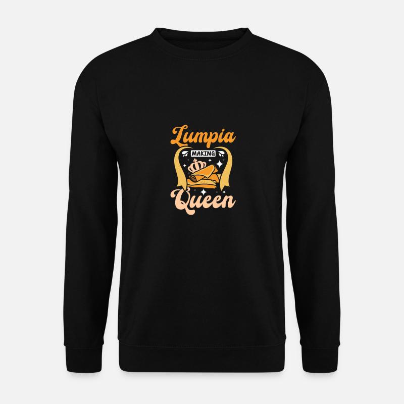 Lumpia making queen - Unisex Sweatshirt - black